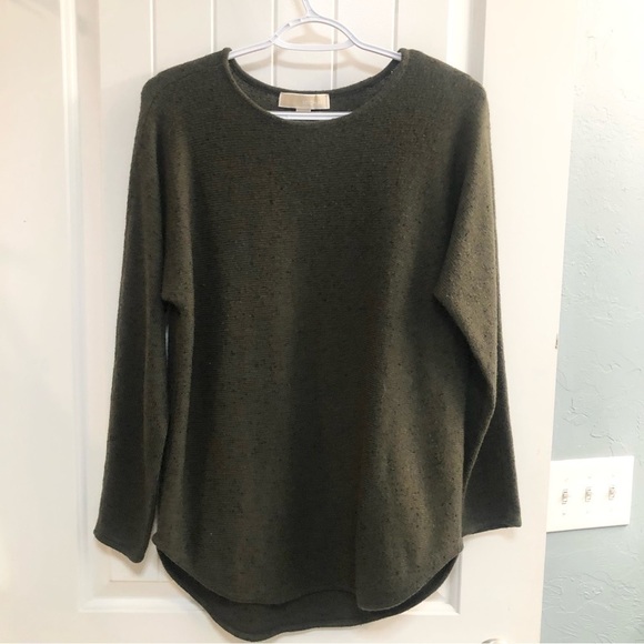 MICHAEL Michael Kors Sweaters - Michael Kors Olive Green Knit Sweater Size Small